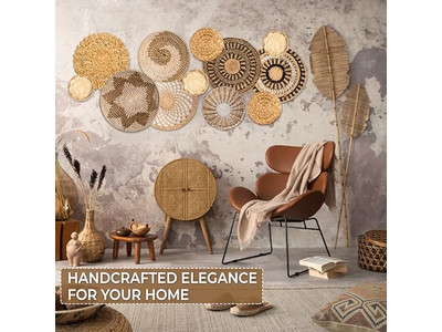 Décorations de plage pour la maison cercle mural coloré liquidation pas cher