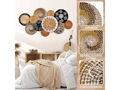 Décoration de chambre bohème murale pour chambre colorée côtière