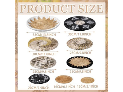 Décoration de chambre bohème murale pour chambre colorée côtière