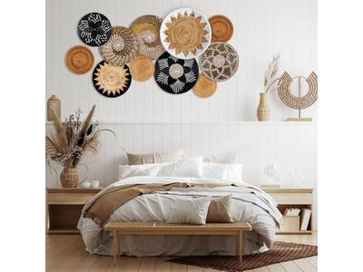 Décoration de chambre bohème murale pour chambre colorée côtière