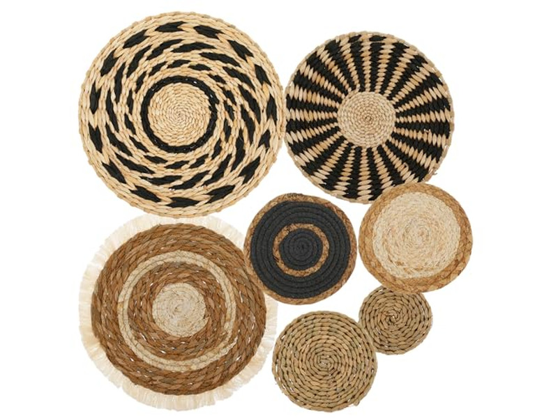 Ensemble de Décoration Murale Plateaux Chambre Amie Pièces de Décoration Faites Main