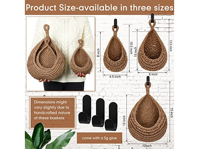 Accessoires de Décoration Murale en Rotin Déclaration