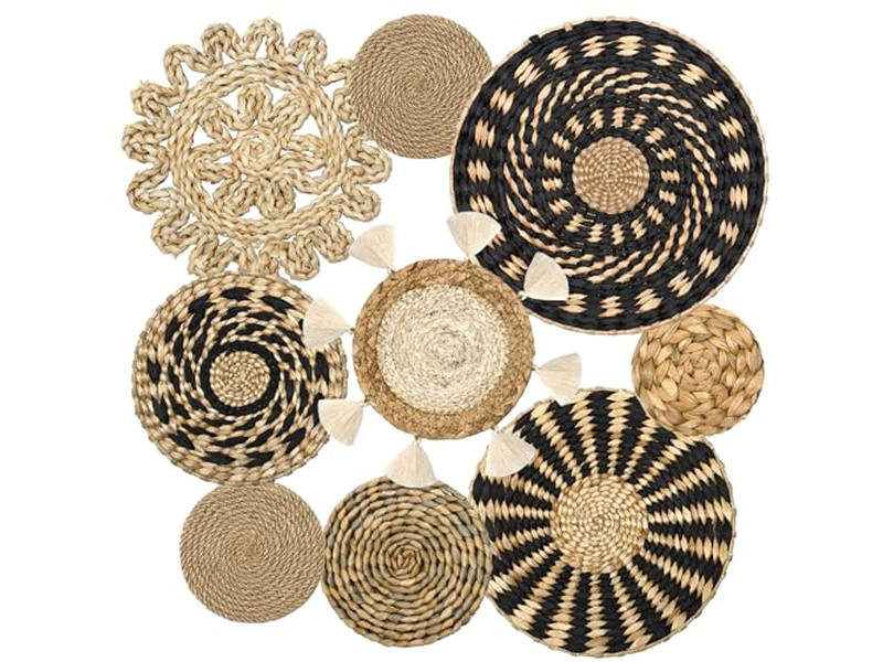 Décor Sud-Ouest pour la Maison Art Mural Tropical Ensemble de 2