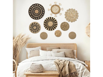 Décor Sud-Ouest pour la Maison Art Mural Tropical Ensemble de 2