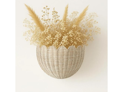 Paniers africains décoration murale art pour chambre bohème noir et blanc maison