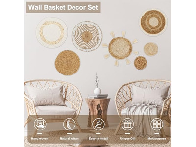 Décoration murale fermière noire bohème unique grise pour salon