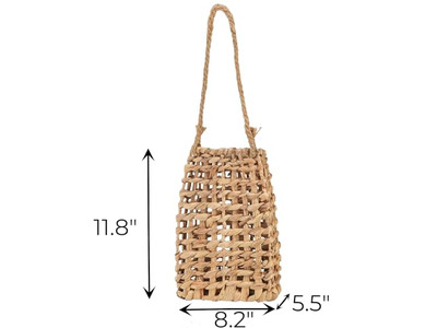 Panier mural bohème décoration intérieure assiette ronde art dessin