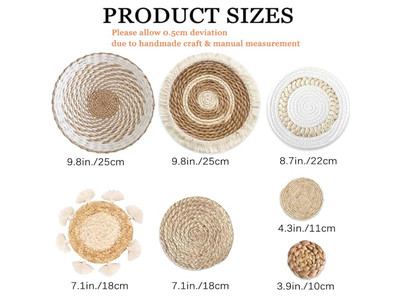 Produits de Décoration de Chambre Tissés à la Main