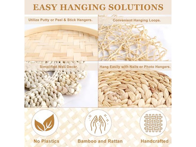 Art mural en macramé décoration bohème colorée intérieur bohème