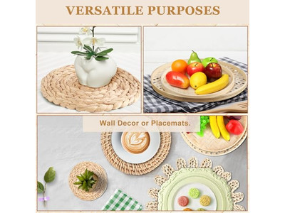 Art mural en macramé décoration bohème colorée intérieur bohème