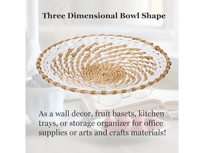 Décorations Rondes pour Mur Art Hôtelier Herbe Marine Spectacle en Direct Africain