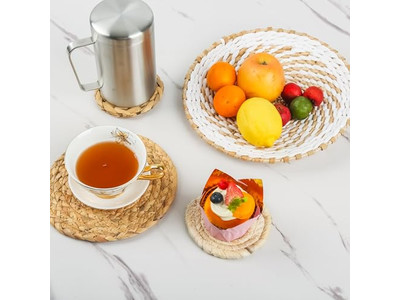 Décorations Rondes pour Mur Art Hôtelier Herbe Marine Spectacle en Direct Africain